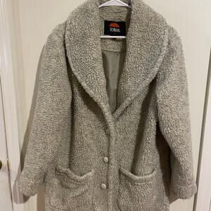 Totes oversized fuzzy jacket